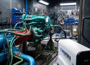 Doosan L136T Diesel Engine Vibrometry at UPM School of Naval Engineering